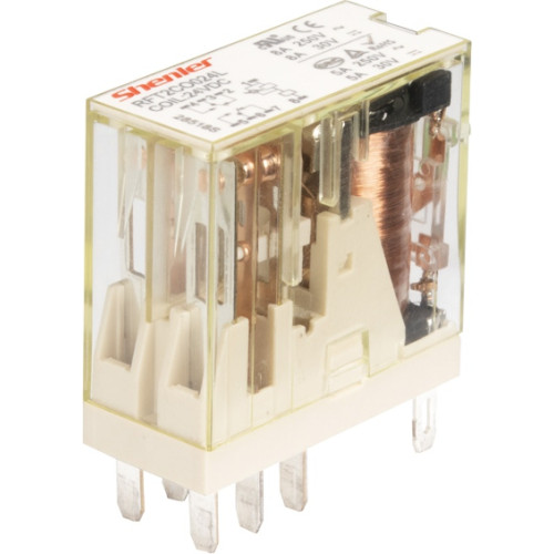 Реле миниатюрное Shenler RFT2CO024 (2CO, 8A, 24V DC)