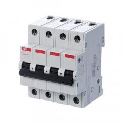 BMS414C06 авт. выкл. 4P 6А C 4.5кА, ABB 2CDS644041R0064